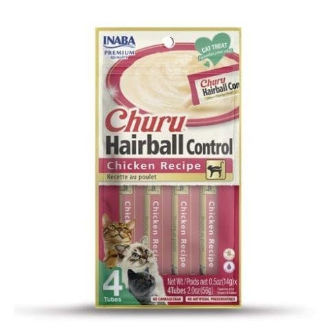 INABA Churu Hairball Chicken - kissanherkku - 4x14 g