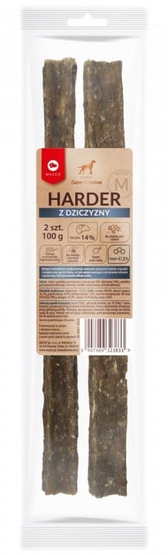 MACED Harder riistapitoinen M - koiran puruluu - 100g