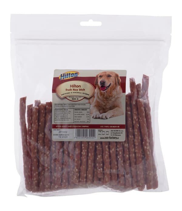 HILTON Anderispinde - tyggeben til hunde - 500 g