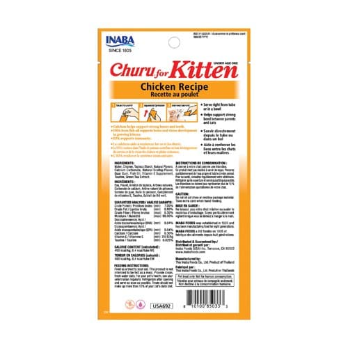 INABA Churu Kitten Chicken - kissanherkku - 4x14 g