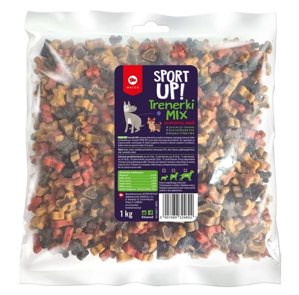 MACED Mix Sport Up! Lihaluut - Koiran herkkupala - 1 kg