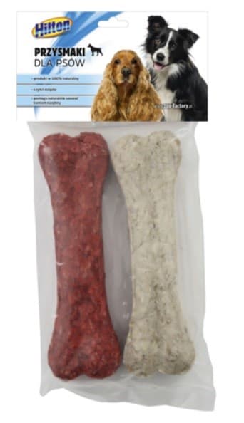 HILTON Bone - tyggegummi til hund - 2 x 11 cm