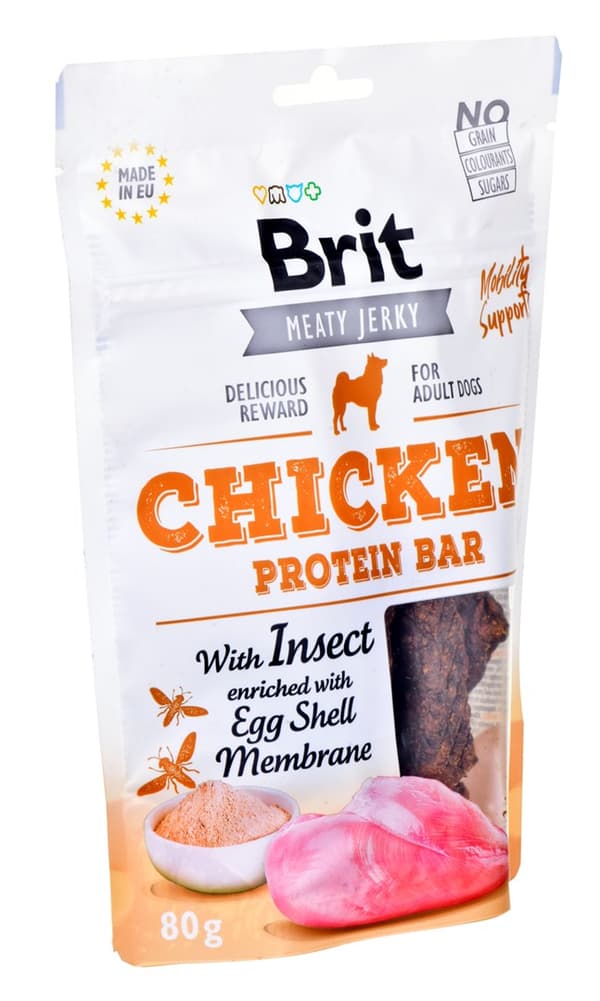 BRIT Meaty Jerky Meaty Protein -patukka, kananmakuinen - koiran herkku - 80 g