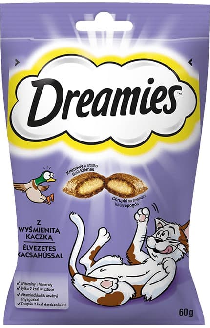 Dreamies 5998749116500 koiran/kissan herkkupalat Ankka 60 g