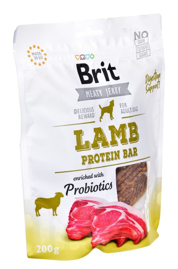 Brit Jerky Lamb Protein Bar - Lammas - koiran herkkupala - 200 g