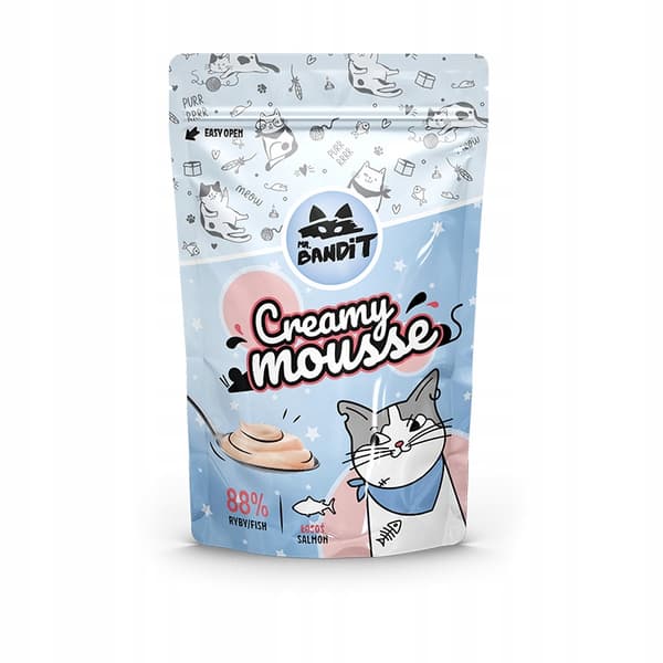 HR. BANDIT CAT - CREMET MOUSSE MED LAKS - 60 g