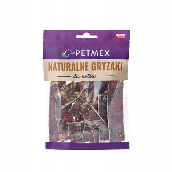 PETMEX - til katte - Oksekød spiserørsstrimler - 40g