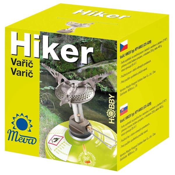 Meva Den Lättaste Turistkaminen För Gaspatroner HIKER 70gram 2.4kW