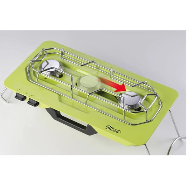 Meva Move Campingspis för Gaspatroner + Justerbar Brännare 4,6kW