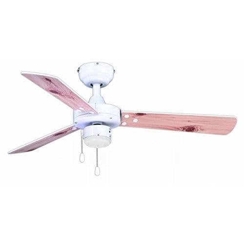 Takfläkt med LED-belysning - Cyrus - 107 cm - Trä - Metall