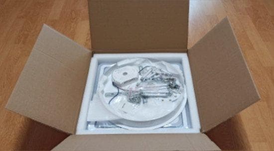 Luce Ceilonni? Re med App - Belysning - Taklampa - Modern lampa - vit - fyrkant - 60 x 40 cm