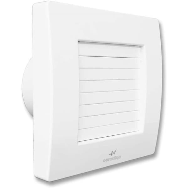 AERAULIQA axeldammsugare - QA100 - Diameter 100 mm - 11 W - 83 m3/h - Automatiska innervingar