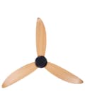 Miniatyrbillede 4 af 8: Loftventilator med fjernbetjening Brun Sort 23 x 114 cm Støjsvag Ventilator til Loft med 3 Blade Hastighedskontrol til Soveværelse