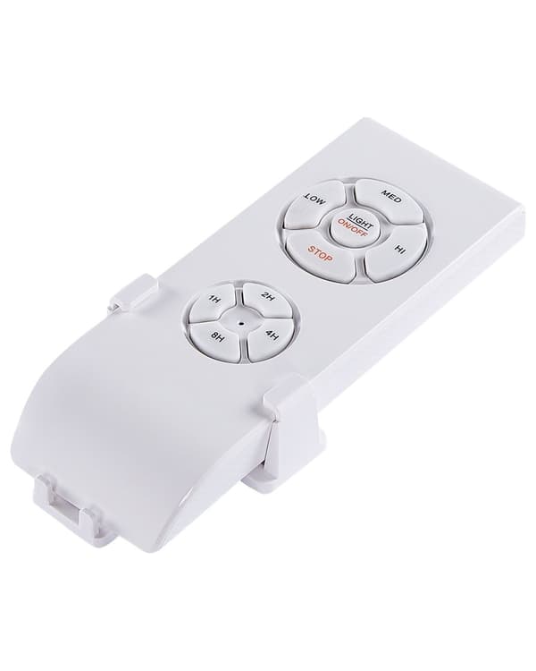 Loftventilator med fjernbetjening Brun Sort 23 x 114 cm Støjsvag Ventilator til Loft med 3 Blade Hastighedskontrol til Soveværelse