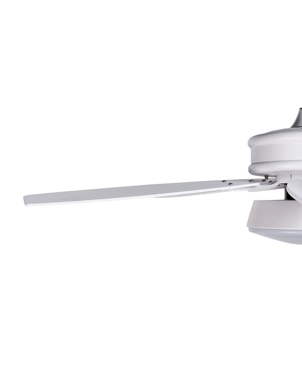 Loftventilator med lys Hvid Lyst Træ 50 x 110 cm Støjsvag Ventilator til Loft med Fjernbetjening og 5 Blade Hastighedskontrol til Soveværelse