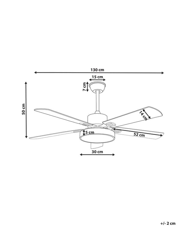 Loftsventilator med lys Ventilator Grønt syntetisk materiale Jern Fjernbetjening Lys Trækornseffekt Traditionel stue