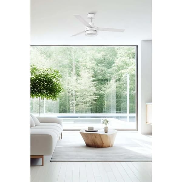 Takfläkt - FARO - Ice - Vit - LED 12W - 800Lm