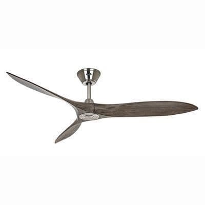 Eco Airscrew Takfläkt 152cm Krom Massivt trä - CASAFAN -