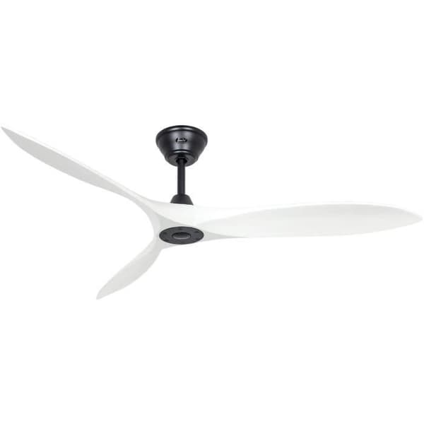 Casafan Eco Airscrew takfläkt 152 cm Svart DC-motor Låg förbrukning / 6 hastigheter / Vita träblad