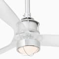 Miniatyrbild 2 av 2: Takfläkt - Faro - Just Fan 33394-9 - Krom - 6 hastigheter - LED