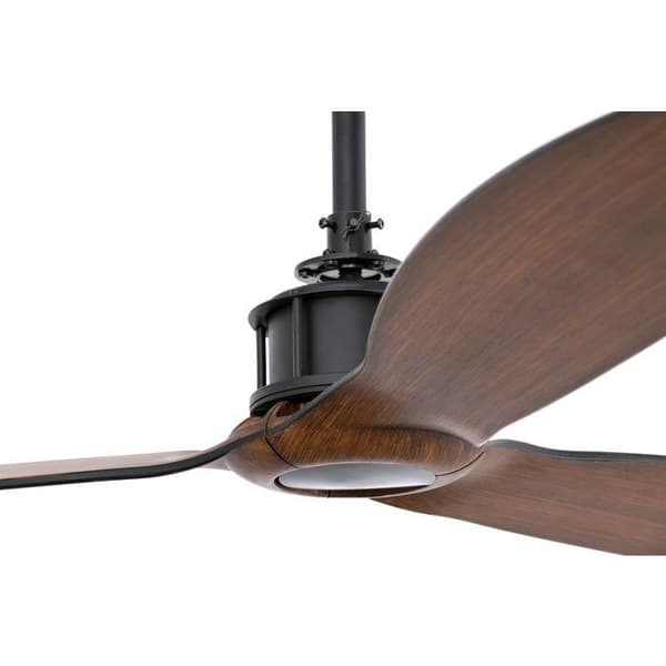JUST FAN 33395 FARO Takfläkt svart/trä med DC-motor