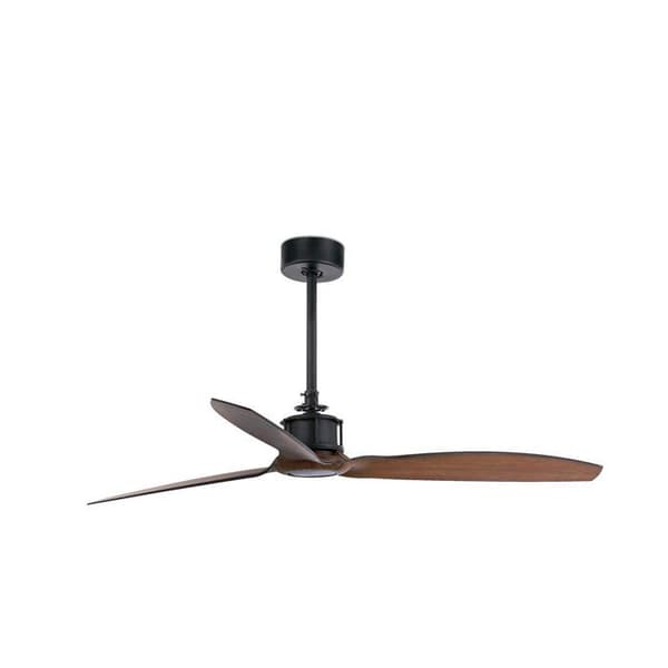 JUST FAN 33395 FARO Takfläkt svart/trä med DC-motor