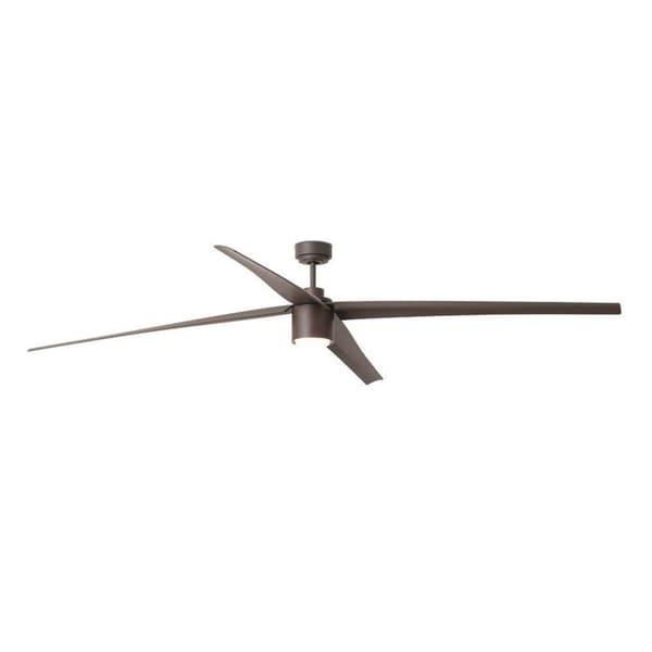 Faro Barcelona 33495 - ATTOS LED Brun takfläkt med DC-motor