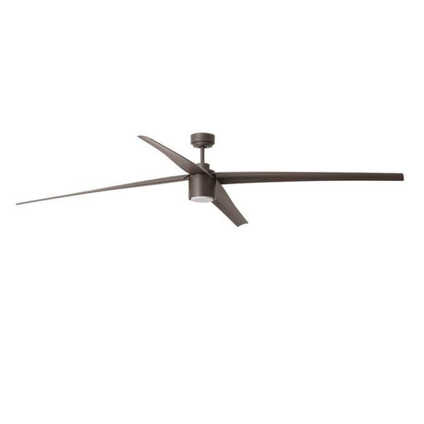 Faro Barcelona 33495 - ATTOS LED Brun takfläkt med DC-motor