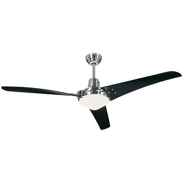 MIRAGE takfläkt - Ø propeller 1400 mm svart lack / borstad krom - Luftkonditionering Luftkonditionering Fläkt Takfläkt