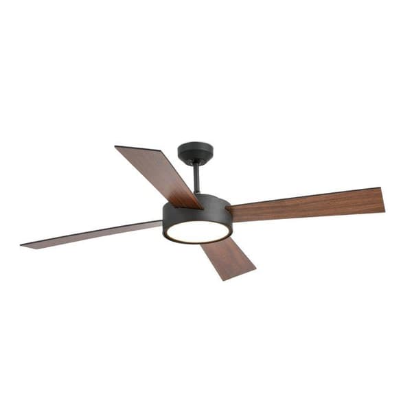 Faro Barcelona 33725 - HYDRA LED Svart takfläkt med DC-motor