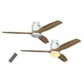 Miniatyrbild 3 av 3: Aerodynamix Eco Takfläkt 132cm Vit Naturträ - CASAFAN -
