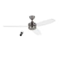 Miniatyrbild 3 av 3: Night Flight Takfläkt 132cm Krom Akryl - CASAFAN -