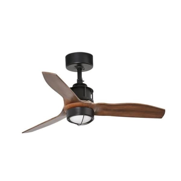Faro JUST - Svart LED, Trätakfläkt 81cm, 3000K