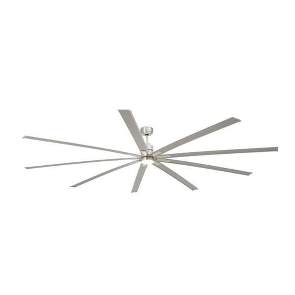 MANHATTAN LED Takfläkt i matt nickel med DC-motor, Faro Barcelona