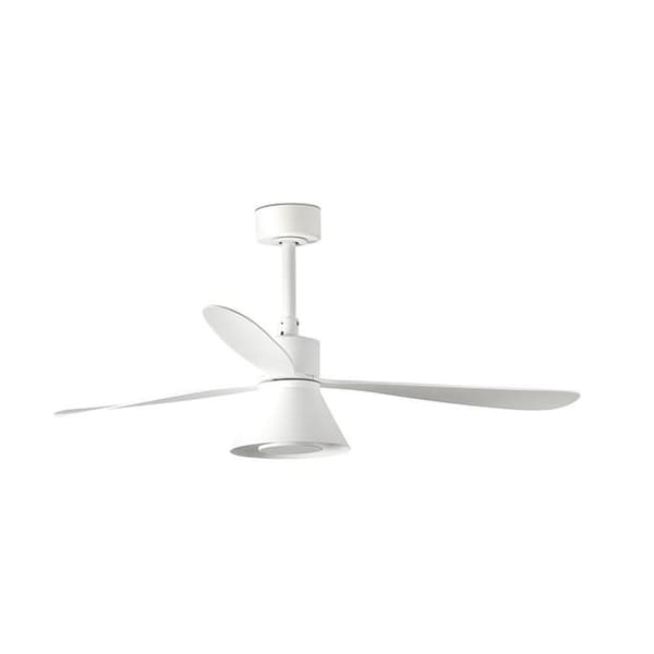 Takfläkt med vit belysning Ø 132 cm AMELIA L CONE 33760-22