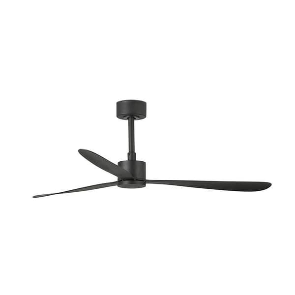 Svart takfläkt utan ljus Ø 132 cm AMELIA 33761