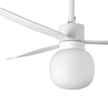 Miniatyrbild 4 av 4: Fläkt med vit belysning Ø 132 cm AMELIA BALL LED 33760-25