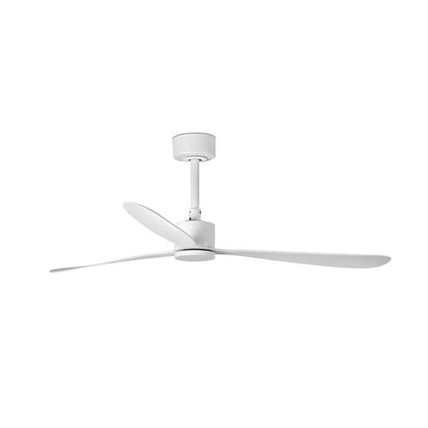 Takfläkt utan ljus vit Ø 132 cm AMELIA 33760