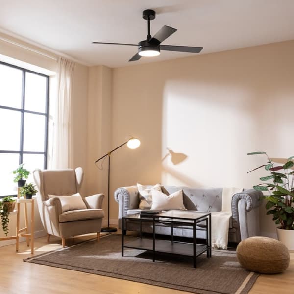 Cecotec 60-W and 52” ceiling fan with LED light.