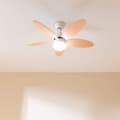 Miniatyrbild 5 av 5: Cecotec 40-W and 42” ceiling fan with DC motor, LED light, remote control, timer, 6 speed settings and 5 reversible blades.