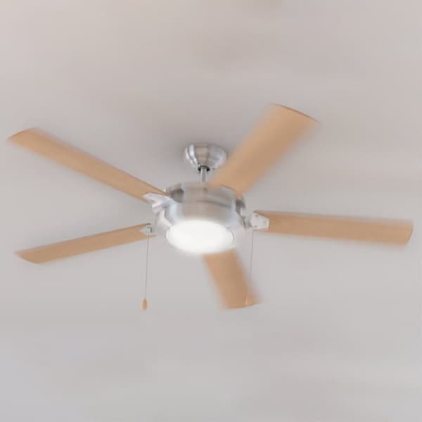 Cecotec 52” ceiling fan with 5 blades, 60 W, LED lamp, Summer/Winter function.