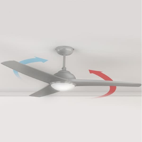 Cecotec 52” ceiling fan with 3 blades, 60 W, LED lamp, Summer/Winter function.