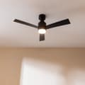 Miniatyrbild 5 av 5: Cecotec 30 W 48" ceiling fan with LED light, remote control, 6 speeds, 3 modes (Low/Medium/High), 3 blades, winter-summer mode, and natural breeze mo