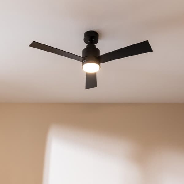 Cecotec 30 W 48" ceiling fan with LED light, remote control, 6 speeds, 3 modes (Low/Medium/High), 3 blades, winter-summer mode, and natural breeze mo