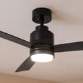 Miniatyrbild 2 av 5: Cecotec 30 W 48" ceiling fan with LED light, remote control, 6 speeds, 3 modes (Low/Medium/High), 3 blades, winter-summer mode, and natural breeze mo