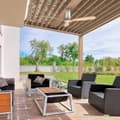 Miniatyrbild 3 av 5: Cecotec 40 W 52" ceiling fan with remote control, Wi-Fi, IP44 protection, 6 speeds, 3 blades, winter-summer mode, and timer up to 8 hours.