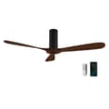 Miniatyrbild 1 av 5: Cecotec 40 W 52" ceiling fan with remote control, Wi-Fi, IP44 protection, 6 speeds, 3 blades, winter-summer mode, and timer up to 8 hours.