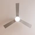 Miniatyrbild 3 av 5: Cecotec 30 W 48" ceiling fan with DC motor and LED light, remote control, 6 speeds, 3 modes (Low/Medium/High), 3 blades, winter-summer mode, and natu