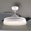 Miniatyrbild 3 av 5: Cecotec Ceiling fan with retractable blades and white finish, LED light with 3 intensity levels and 42” diameter. 8h timer, winter - summer function,