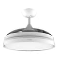 Miniatyrbild 2 av 5: Cecotec Ceiling fan with retractable blades and white finish, LED light with 3 intensity levels and 42” diameter. 8h timer, winter - summer function,